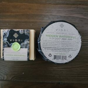 Viori Hidden Waterfall, Sweet Musk scented Shampoo Bar and Conditioner Bar